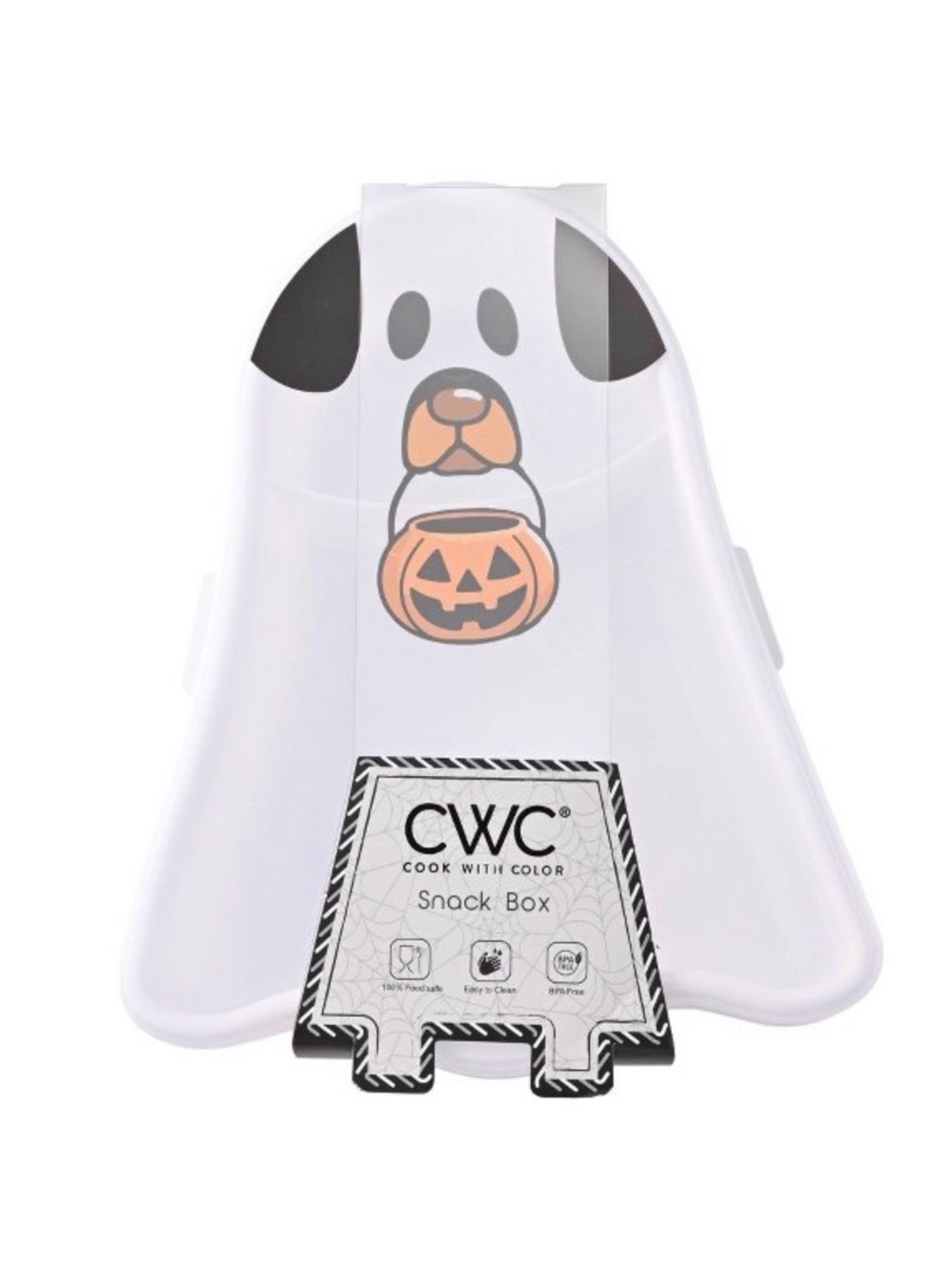 NWT Cook With Color Dog Halloween Small Snackle Box